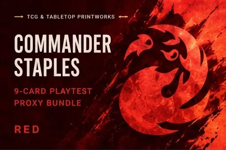 MTG - Red Commander Playtest Staples